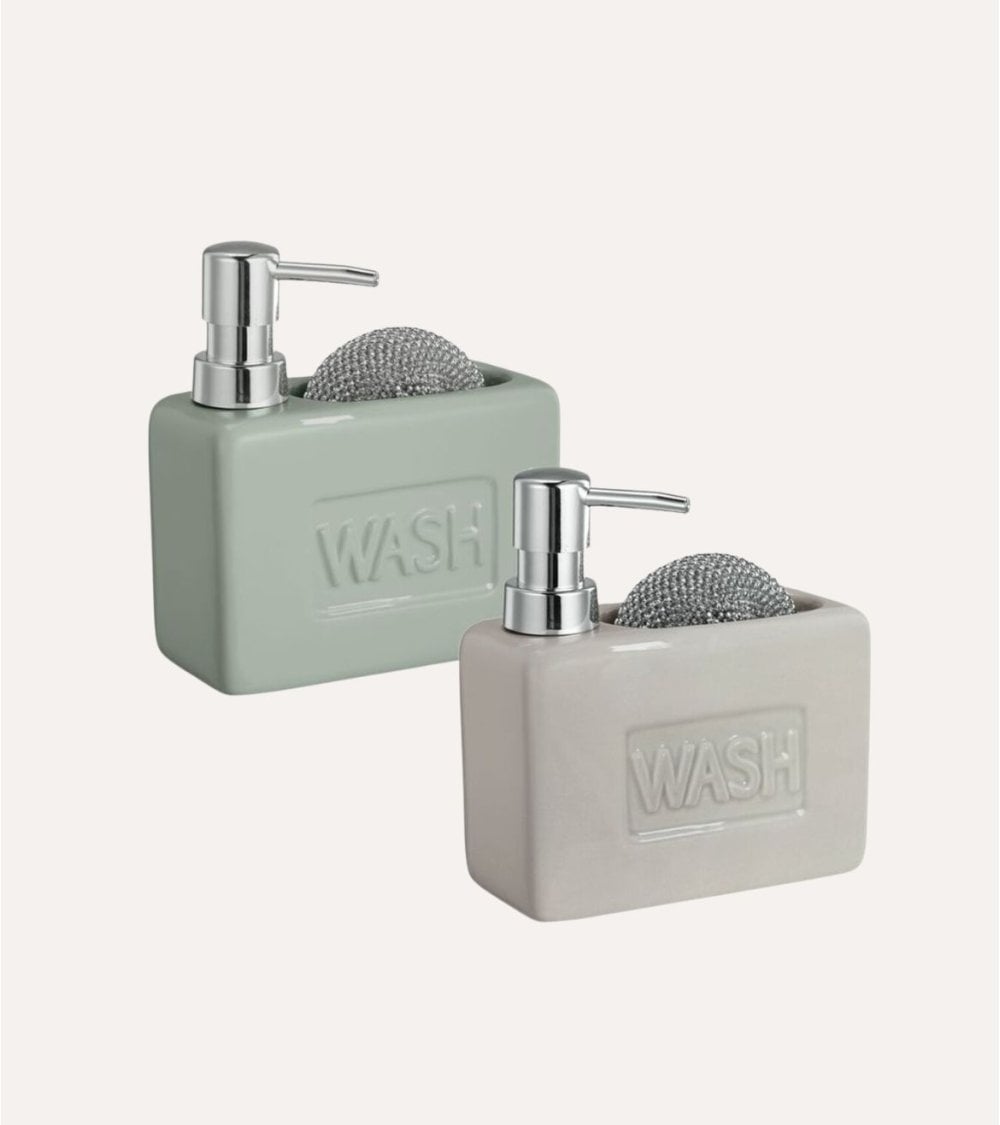 Dispensador de Jabón Wash Nature con Estropajo
