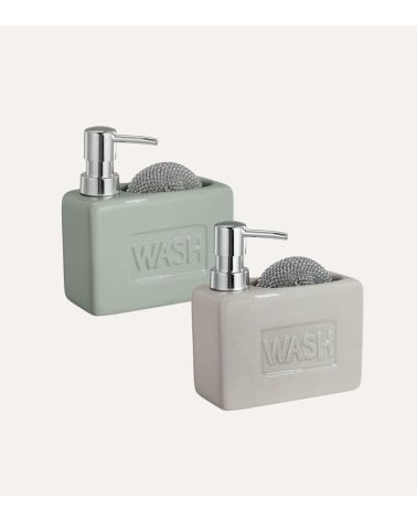 Dispensador de Jabón Wash Nature con Estropajo
