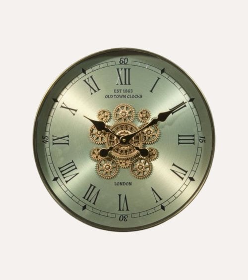 Reloj de Pared Michel Engranajes de Acero Inoxidable