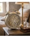 Reloj de Mesa Despertador Engranajes Janis de Acero
