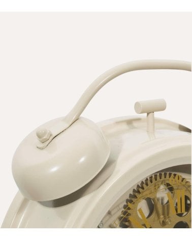 Reloj de Mesa Despertador Engranajes Janis de Acero