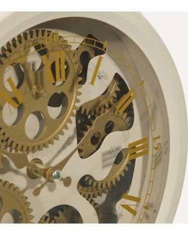 Reloj de Mesa Despertador Engranajes Janis de Acero