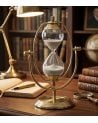 Reloj de Arena Vintage de Metal y Cristal