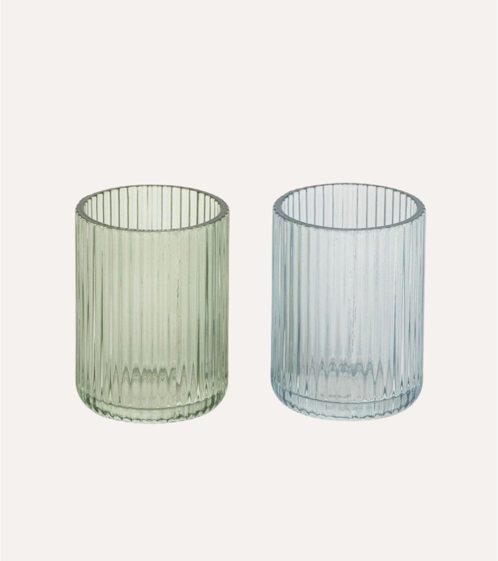 Vaso de Baño Calma Portacepillos de Cristal