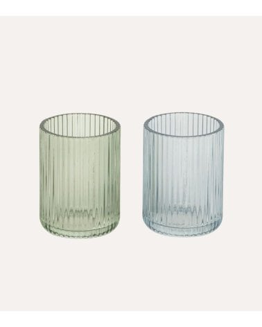 Vaso de Baño Calma Portacepillos de Cristal