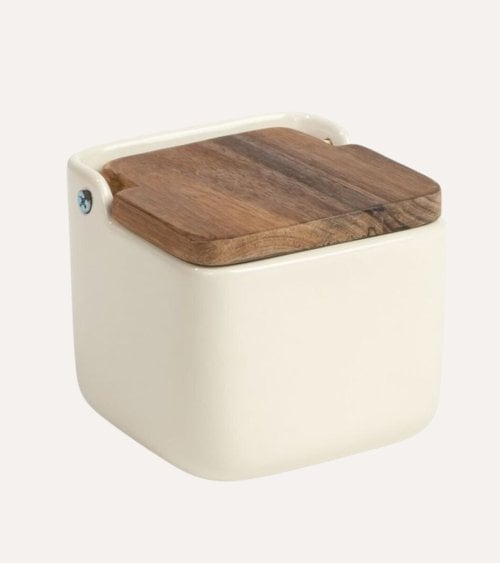 Salero Bois y Terre con Tapa de Acacia
