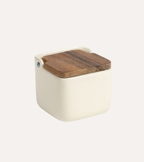 Salero Bois y Terre con Tapa de Acacia
