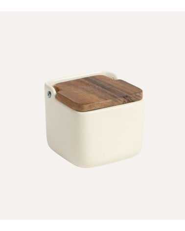 Salero Bois y Terre con Tapa de Acacia