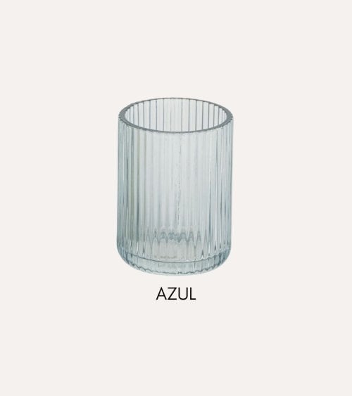 Vaso de Baño Calma Portacepillos de Cristal