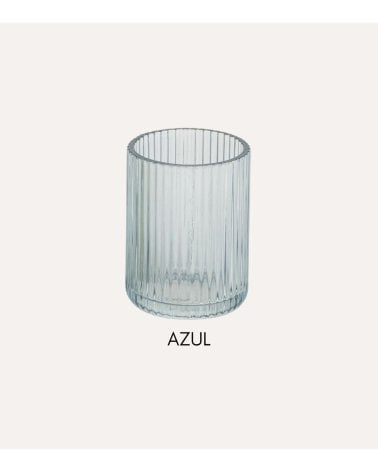 Vaso de Baño Calma Portacepillos de Cristal
