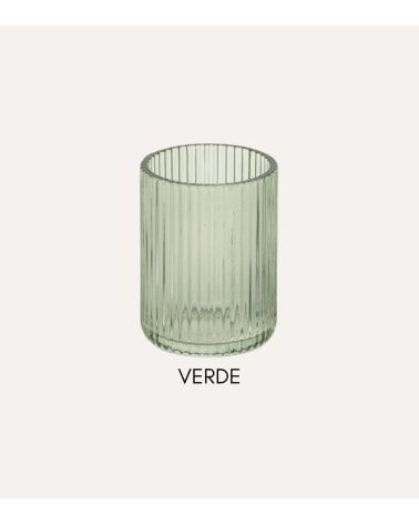 Vaso de Baño Calma Portacepillos de Cristal