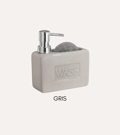 Dispensador de Jabón Wash Nature con Estropajo