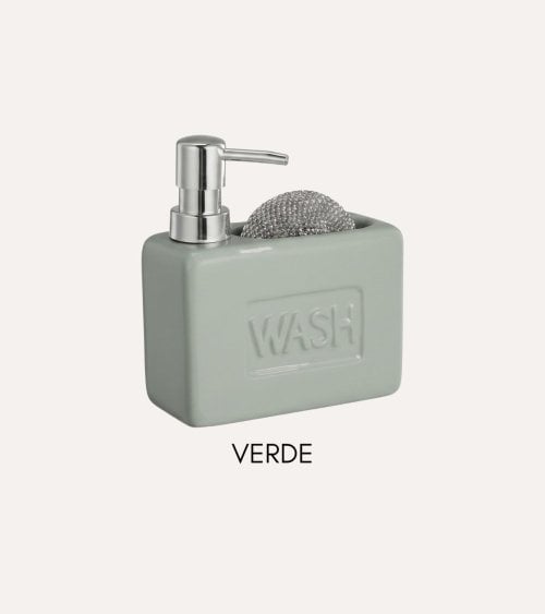 Dispensador de Jabón Wash Nature con Estropajo