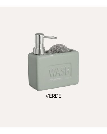 Dispensador de Jabón Wash Nature con Estropajo