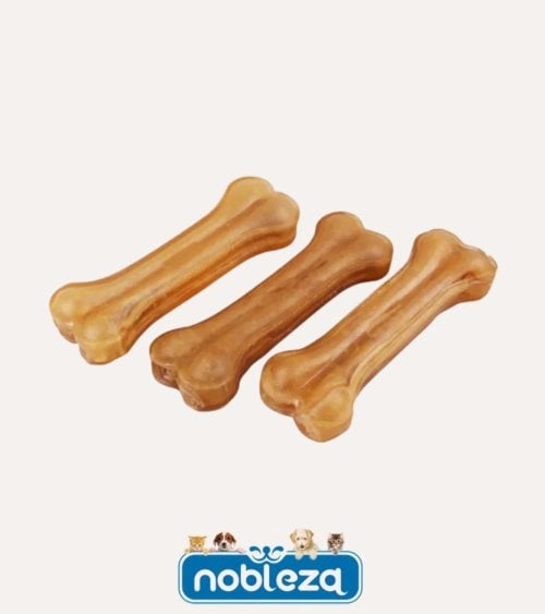 Huesos Ricos en Proteinas para Perros de Cuero de Ternera