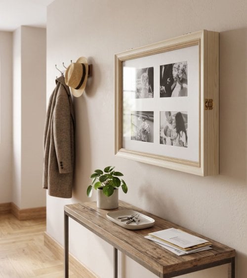 Cubrecontador Multifoto de Madera