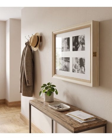 Cubrecontador Multifoto de Madera