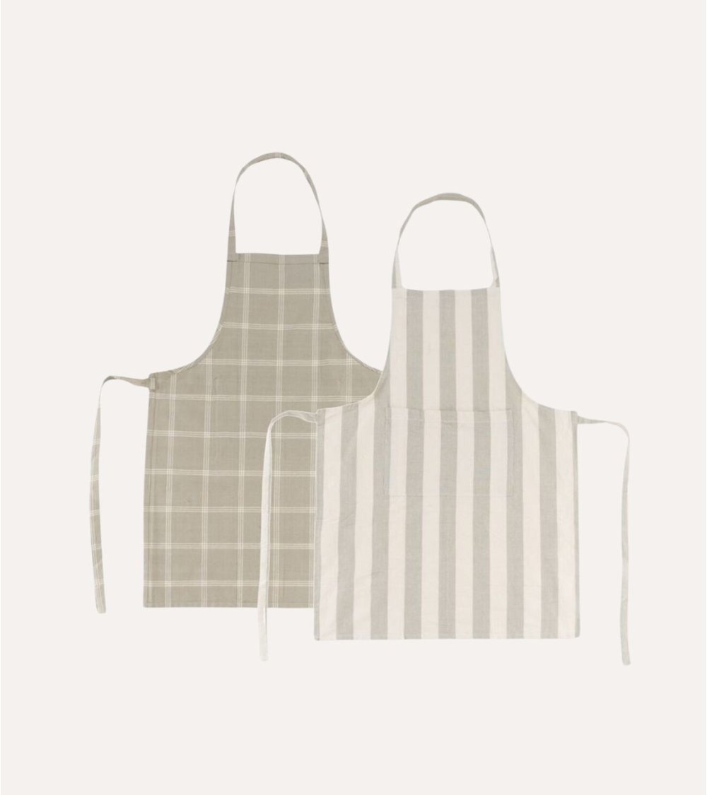 Delantal Diseño a Rayas de Algodón para Cocina