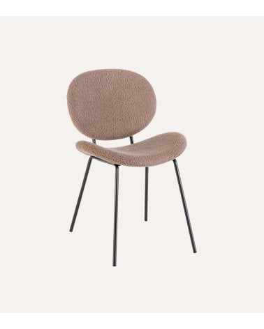 Silla Maddie de Borreguillo y Acero Epoxi