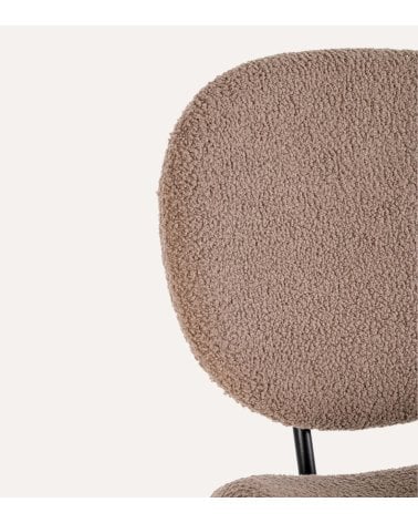 Silla Maddie de Borreguillo y Acero Epoxi