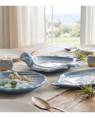 Plato Decorativo Concha Zacinto de Gres
