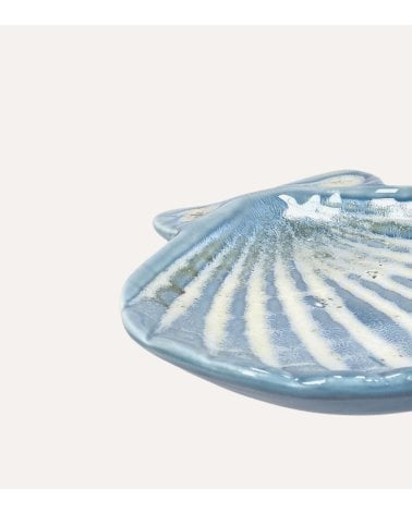 Plato Decorativo Concha Zacinto de Gres