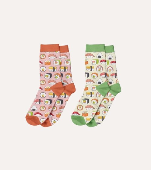 Calcetines de Sushi de Poliéster