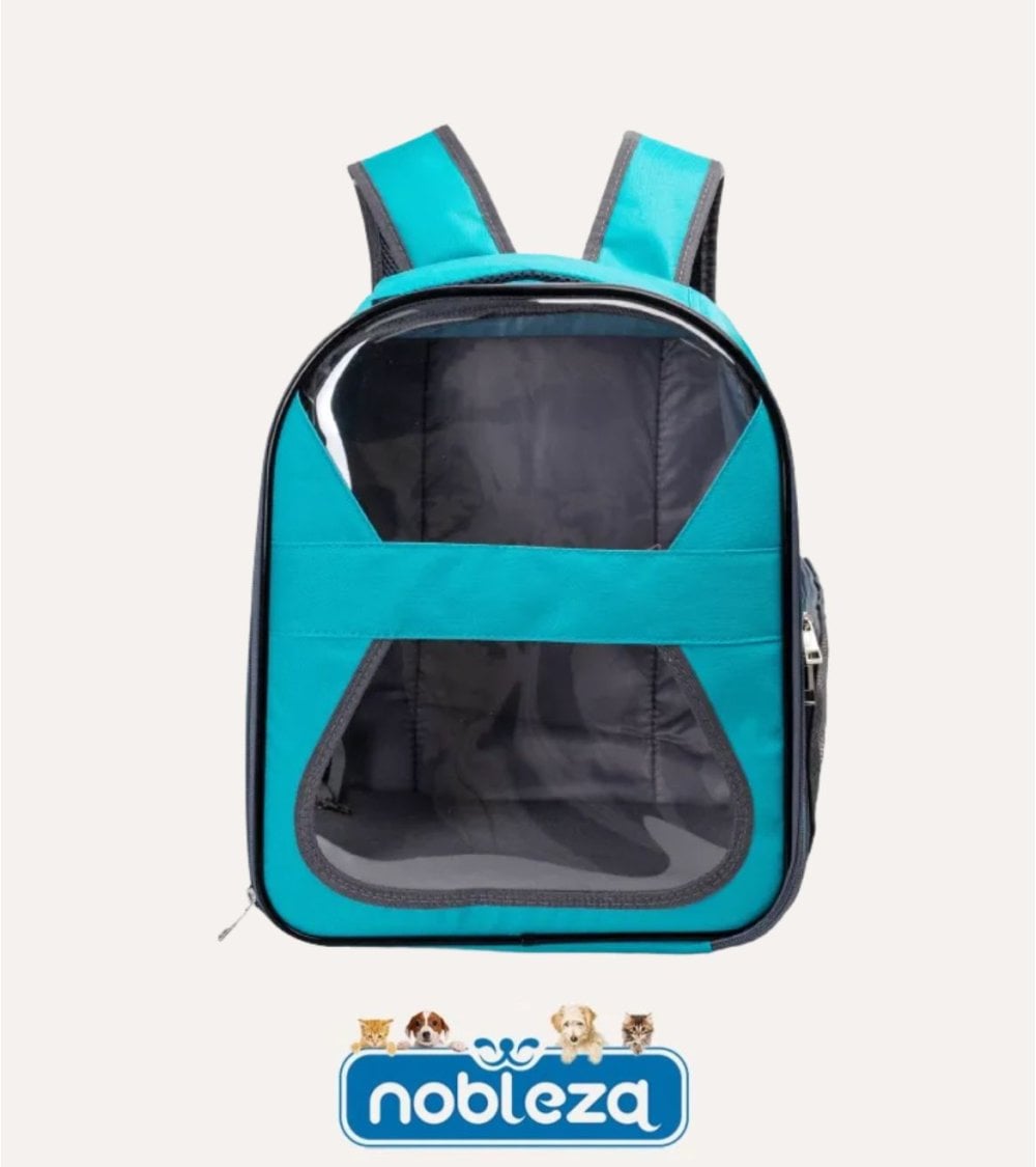 Mochila Transportin para Mascotas de Poliester y PCV