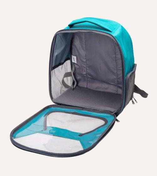 Mochila Transportin para Mascotas de Poliester y PCV