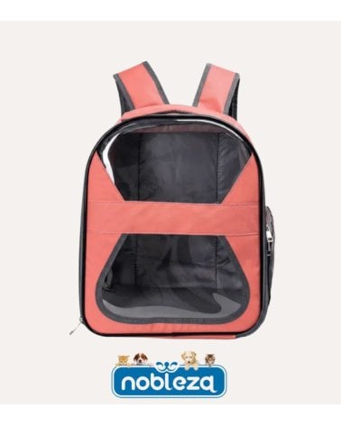 Mochila Transportin para Mascotas de Poliester y PCV
