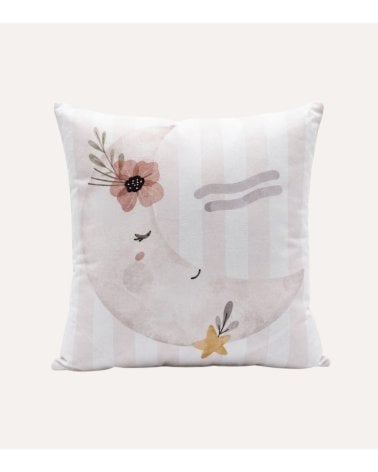 Cojin Reversible Marela de Luna y Estrella de Algodón