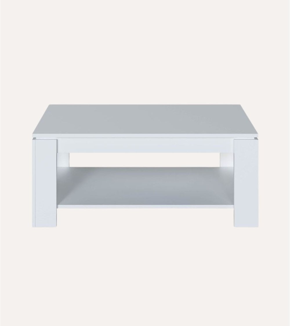 Mesa de Centro Ambit Elevable con Revistero de Melamina