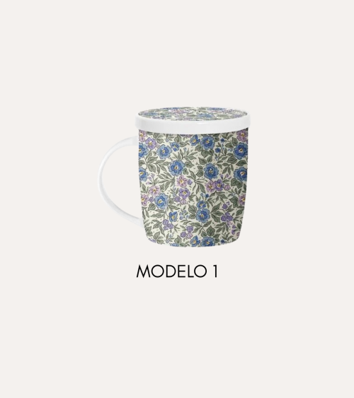 Taza para Infusión de Flores con Filtro