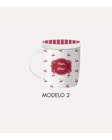 Taza para Infusiones Coquette de Cerámica con Filtro