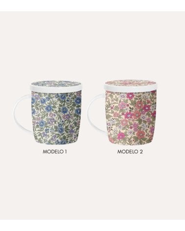 Taza para Infusión de Flores con Filtro
