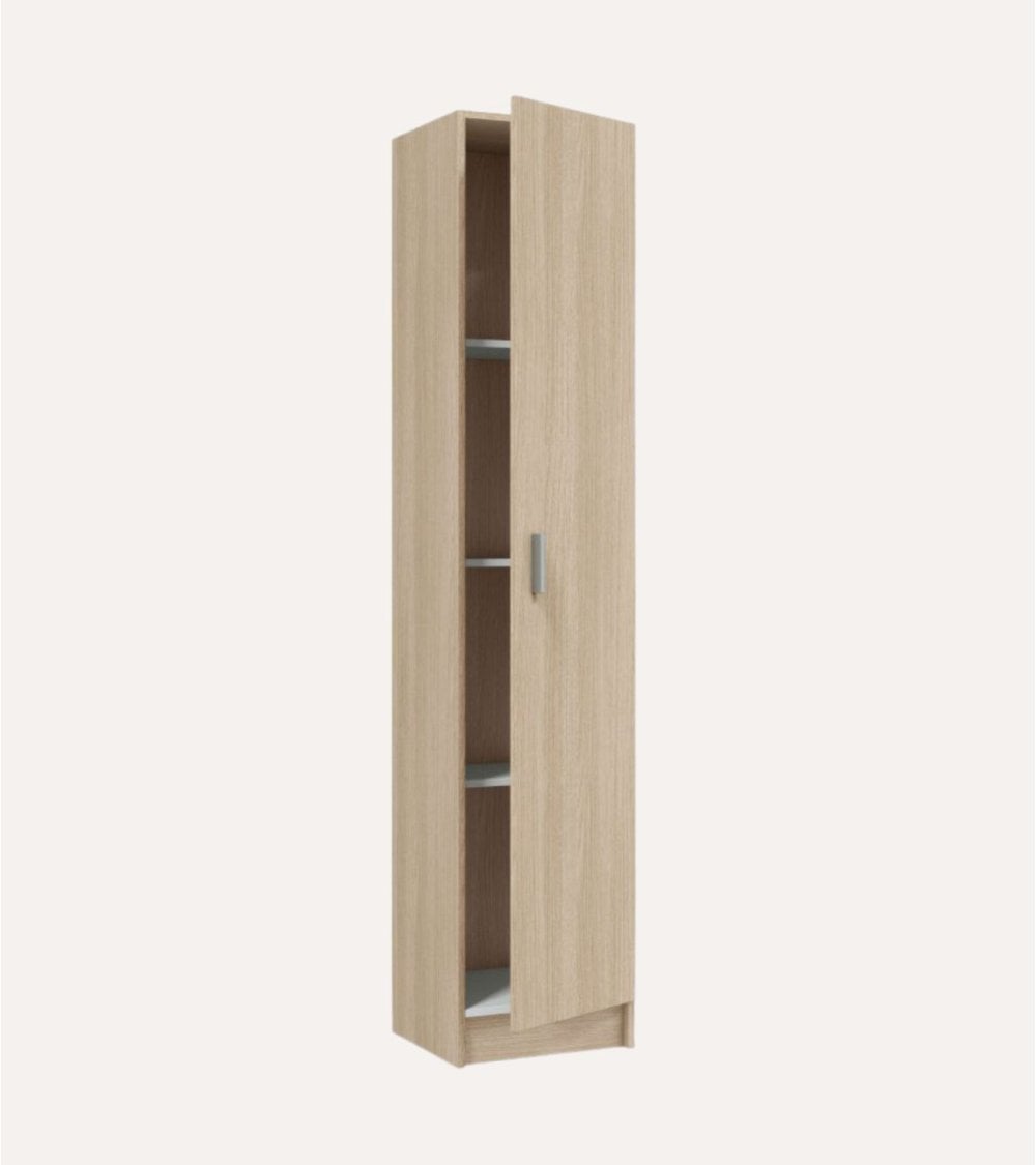 Armario Multiusos de 2 Puertas y 3 Baldas de Melamina