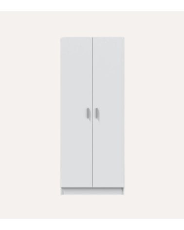 Armario Multiusos con 2 Puertas y 3 Zonas de Melamina