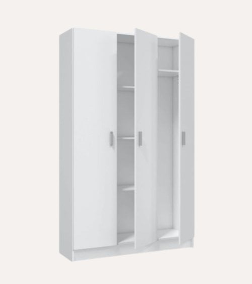 Armario Multiusos con 3 Puertas de Melamina