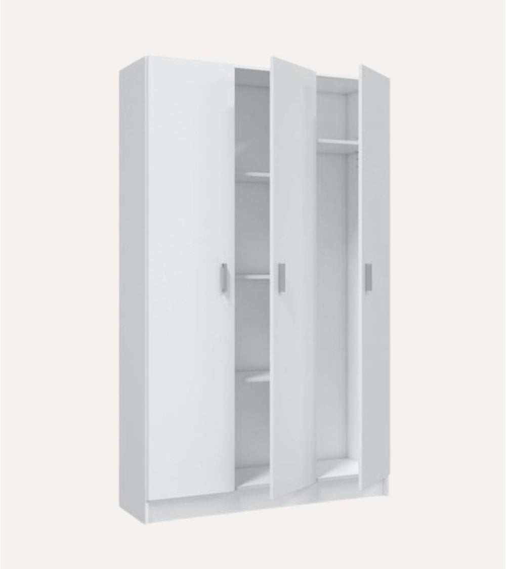 Armario Multiusos con 3 Puertas de Melamina