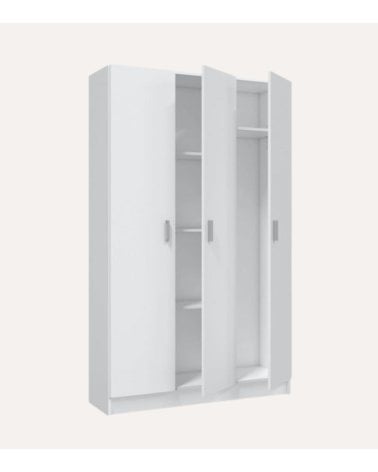 Armario Multiusos con 3 Puertas de Melamina