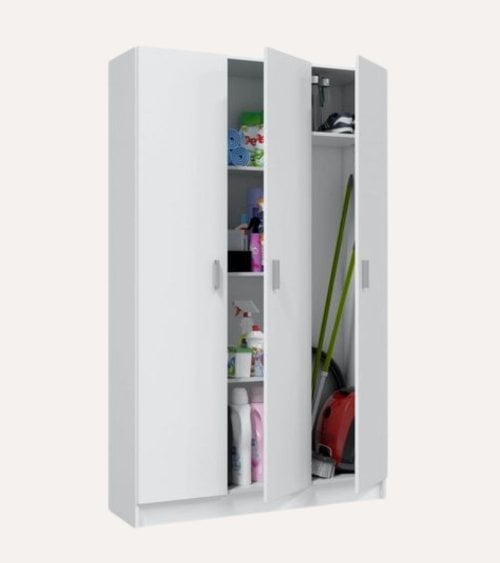 Armario Multiusos con 3 Puertas de Melamina