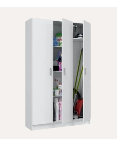 Armario Multiusos con 3 Puertas de Melamina