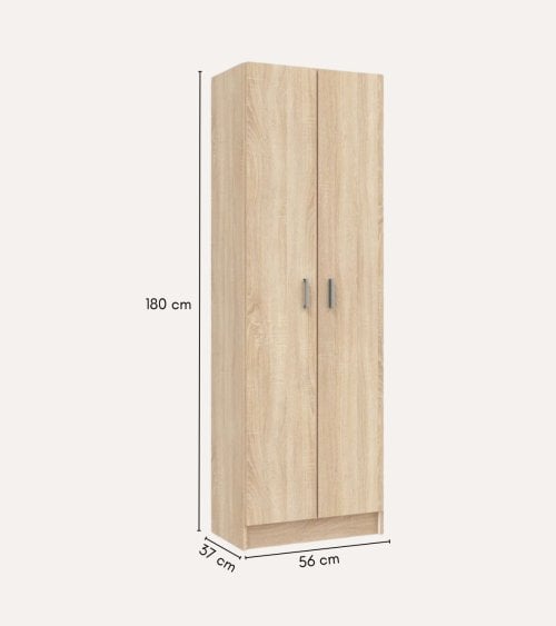 Armario Zapatero Multiusos con 2 puertas de Melamina