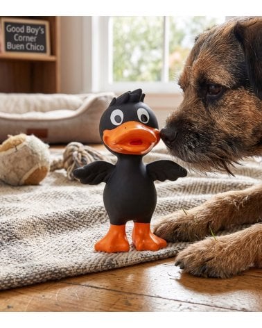 Juguete de Pato para Perros con Sonido Chirriante de Látex