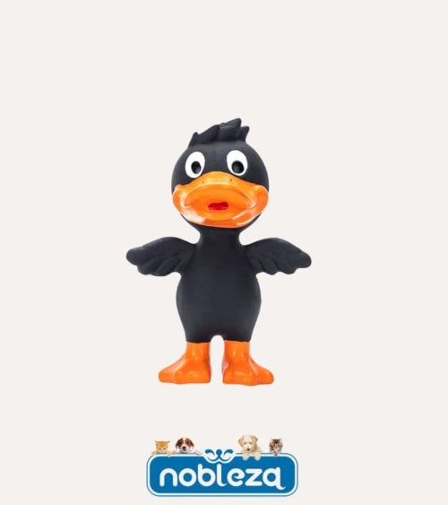 Juguete de Pato para Perros con Sonido Chirriante de Látex
