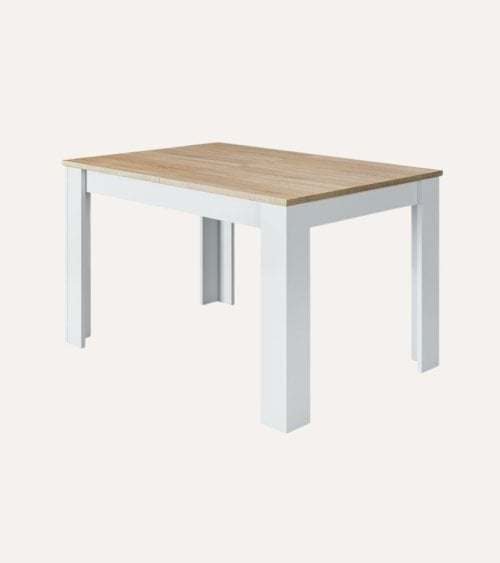 Mesa de Comedor Kendra Bicolor Extensible de Melamina