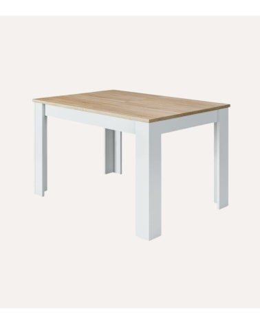 Mesa de Comedor Kendra Bicolor Extensible de Melamina