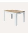Mesa de Comedor Kendra Bicolor Extensible de Melamina