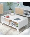 Mesa de Centro Zaiken Elevable de Melamina