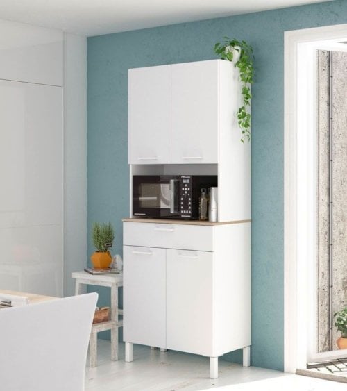 Armario Kira Estilo Buffet Bicolor de Melamina